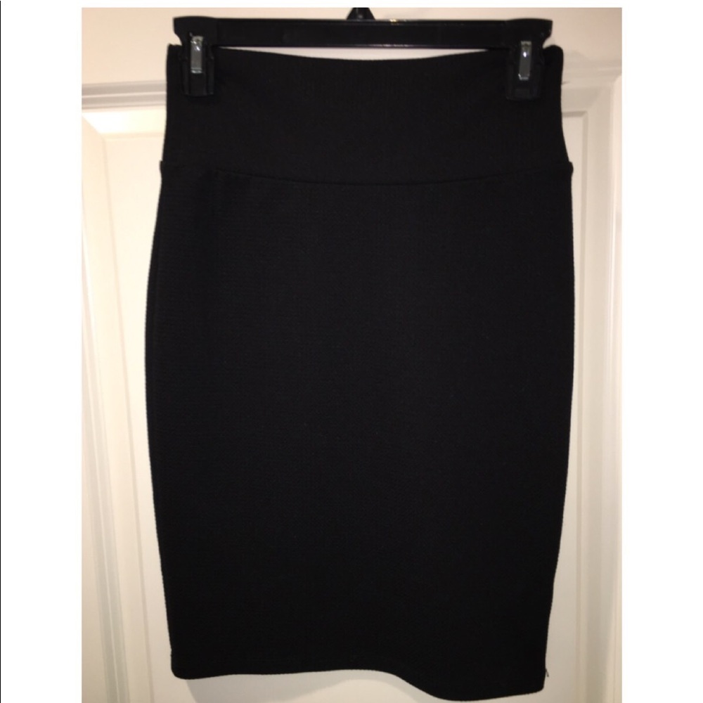 Lula Roe Black Pencil Skirt XS